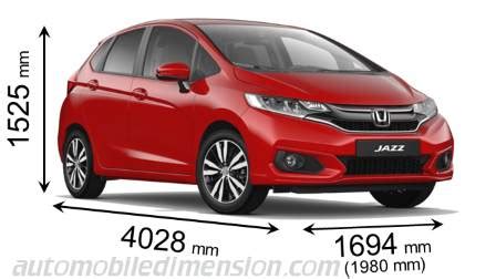 honda jazz dimension